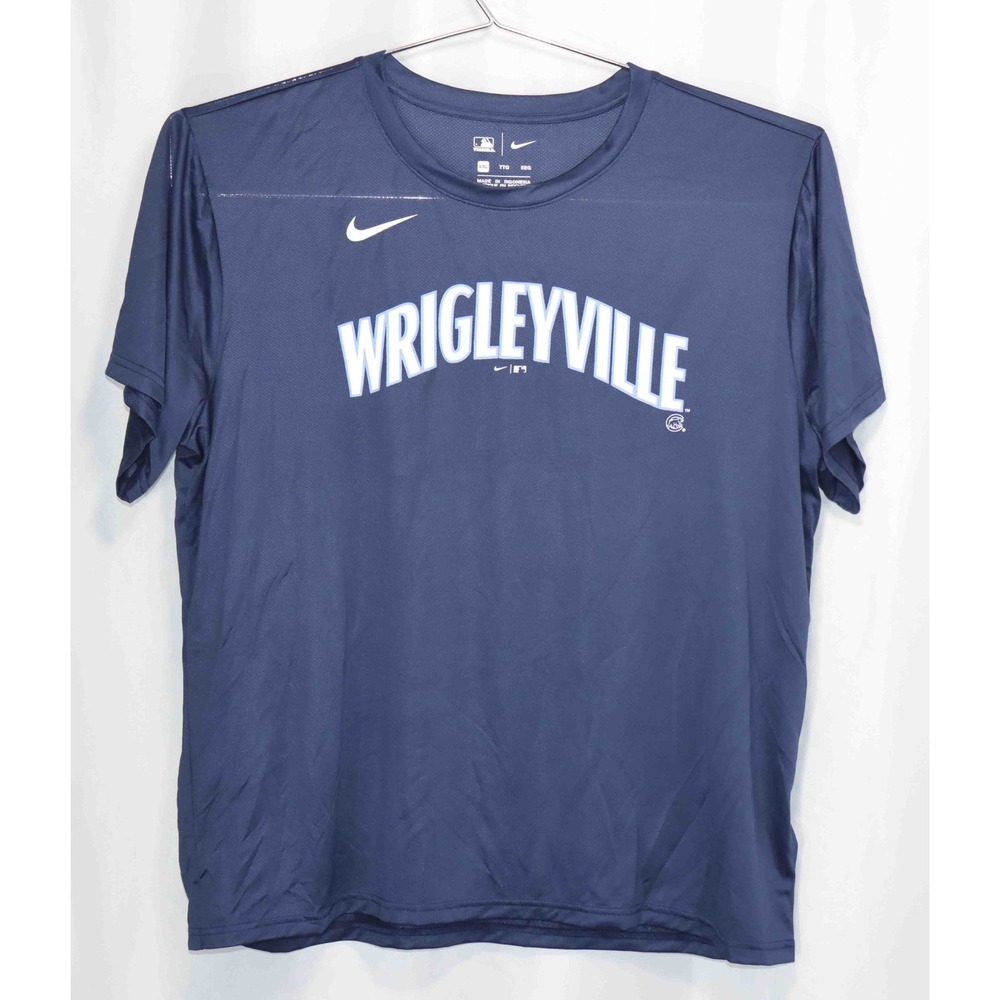 Nike Dri-Fit Chicago Cubs Wrigleyville Crew Lightweight Tee Shirt Mens Size XXL